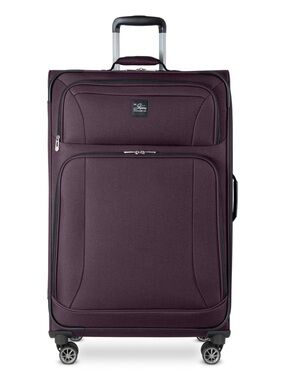 Skyway Epic Large Check-in Spinner Softside purple Suitcase luggage